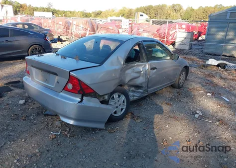 2005 Honda Civic Vp из США, поврежденный, VIN 1HGEM22175L023634